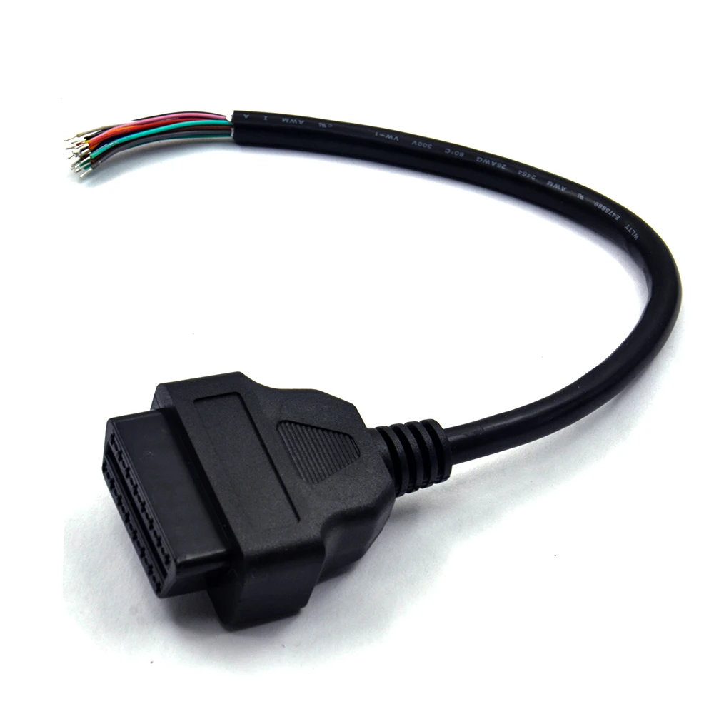 Кабель удлинитель с 16 контактным разъемом OBD OBD2 для диагностики