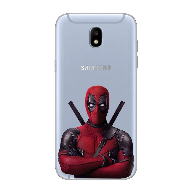 Ciciber для Samsung Galaxy J8 J7 J6 J5 J4 J3 J2 J1 Pro Core Plus Prime mini 2017 2018 2016 чехлы телефонов Marvel Deadpool из