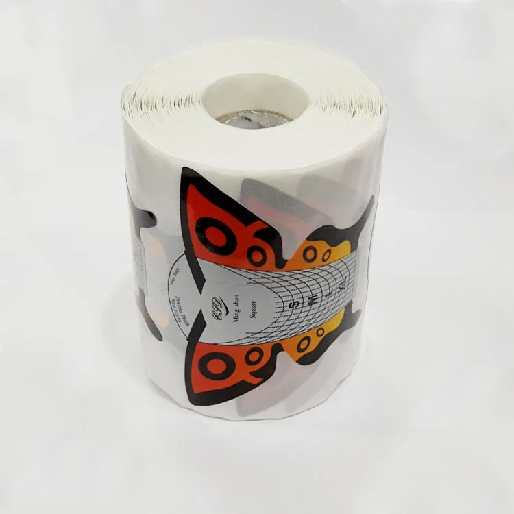 

Professional 300Pcs/Lot Big Butterfly Nail Form For Acrylic UV Gel Tip Nails Extension Nail Forms Nail Art Tools Sticker, Frlky