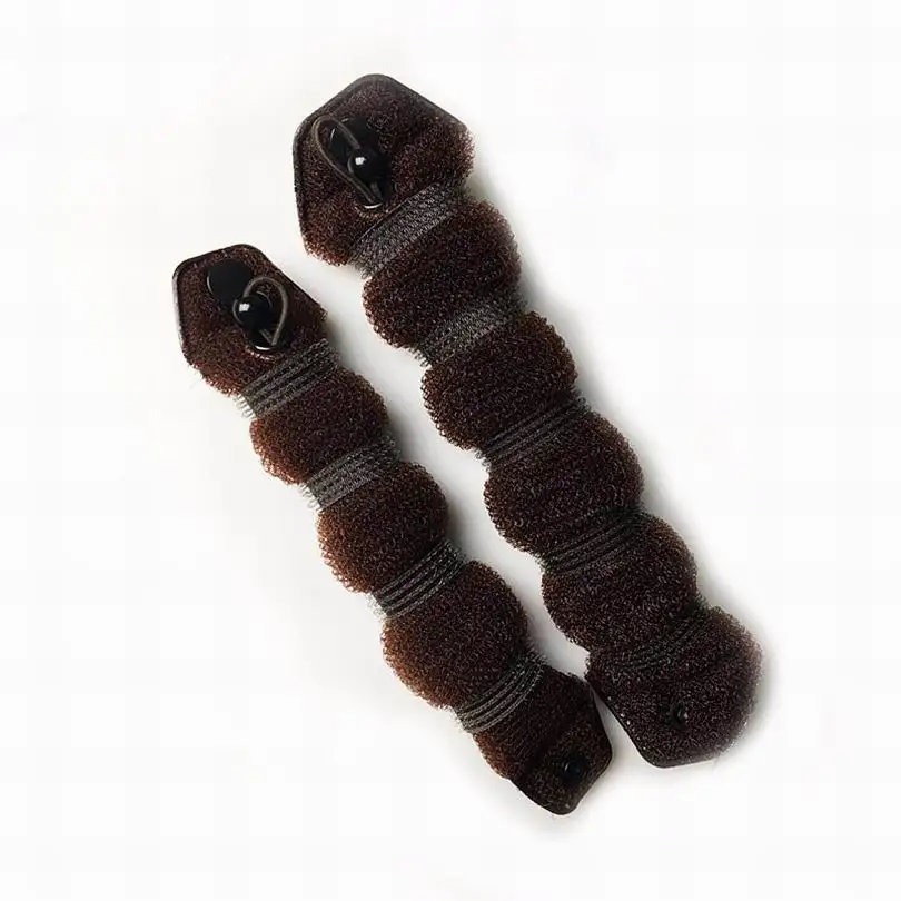 2 шт./компл. DIY искусственная лента резинка для волос инструмент завивки булочки