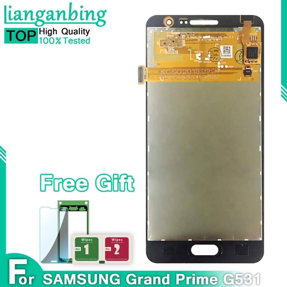 Телефон ЖК для Samsung Galaxy Grand Prime G531 G531F SM G531H дисплей кодирующий преобразователь