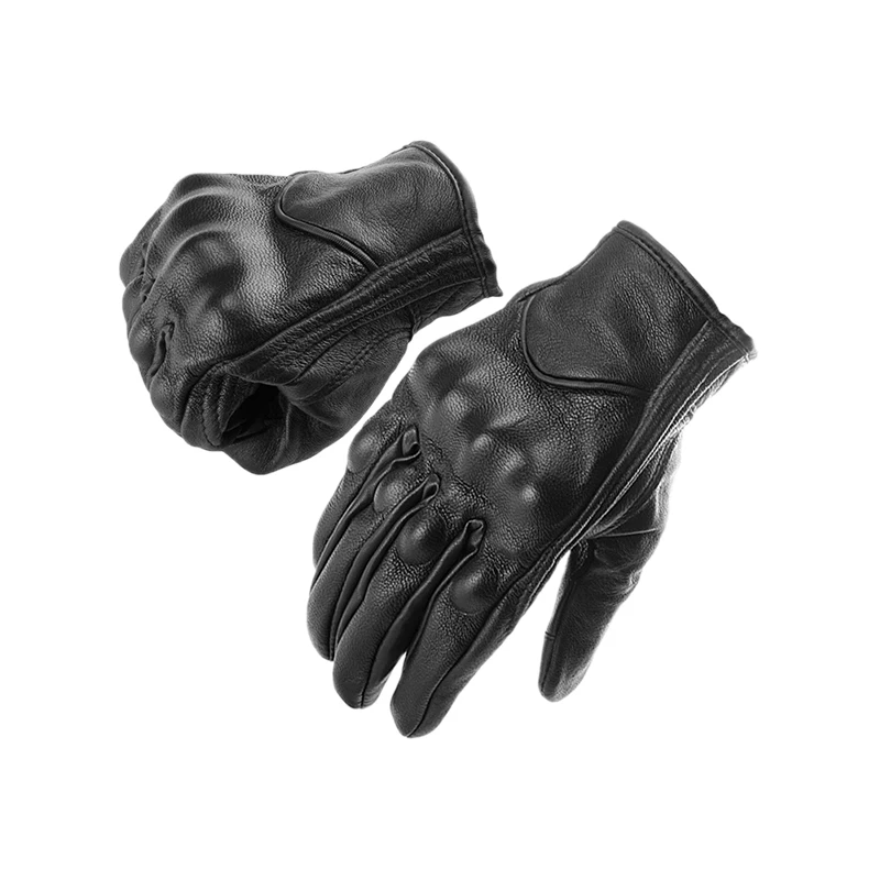 Gloves Motorcycle Leather Touch Screen Antiskid Breathable Secure Moto Glove For Men Women Female Electric Bike Cross Off Road | Автомобили