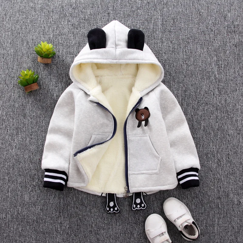 Infant Kids Boys Topwear Jackets Clothing Children Outerweat Jacket Coat Winter Baby Thick Woolen Tops | Детская одежда и обувь
