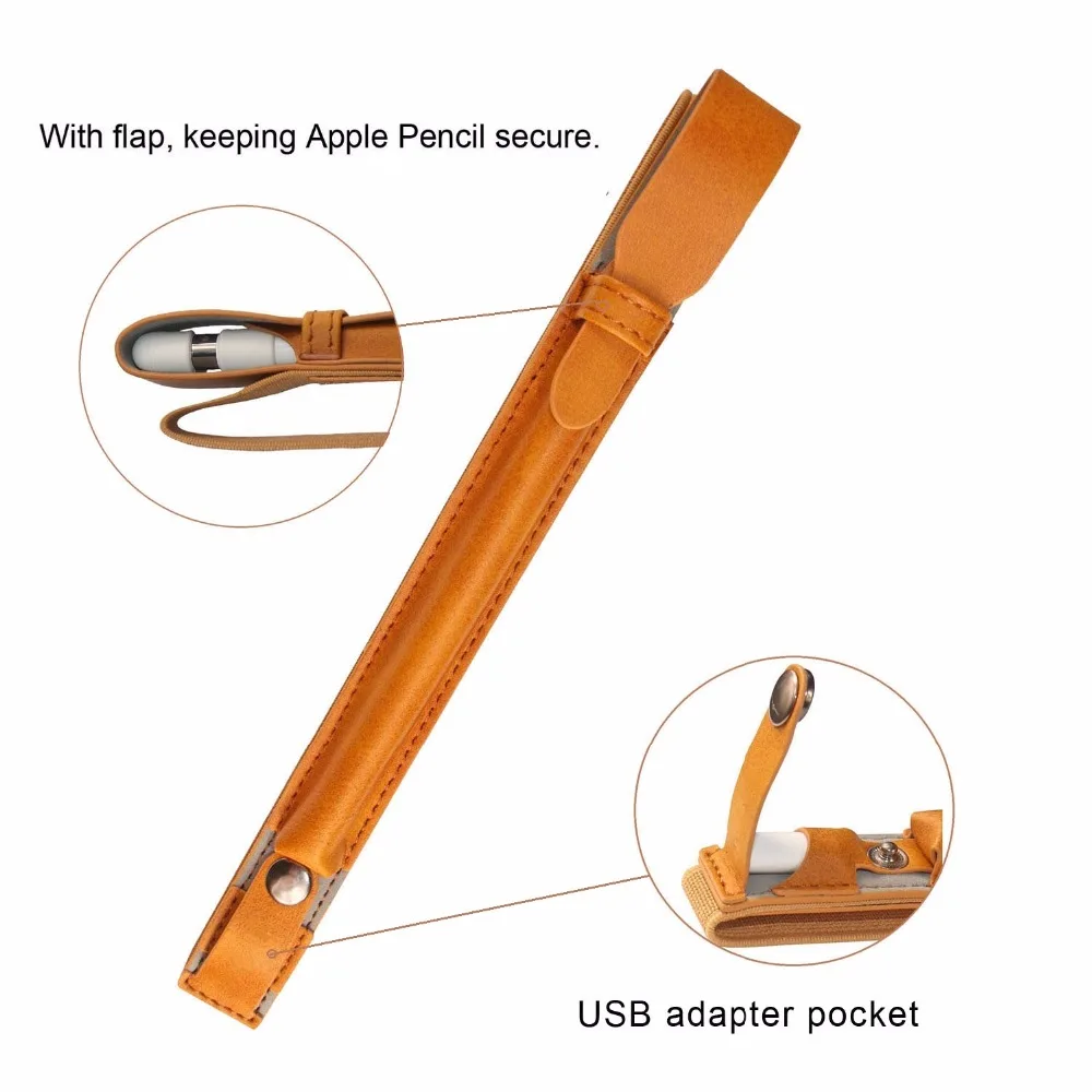 Новинка чехол для Apple Pencil из искусственной кожи сумка держатель iPad Pro 9 7/12 ''