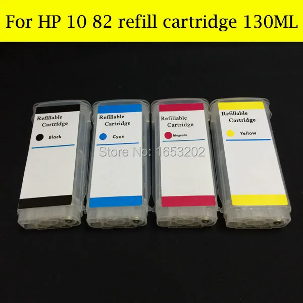 Пустой многоразовый картридж с чипом ARC для HP10 82 10 Designjet 500 800 800ps 500ps C4844A C4911A C4912A