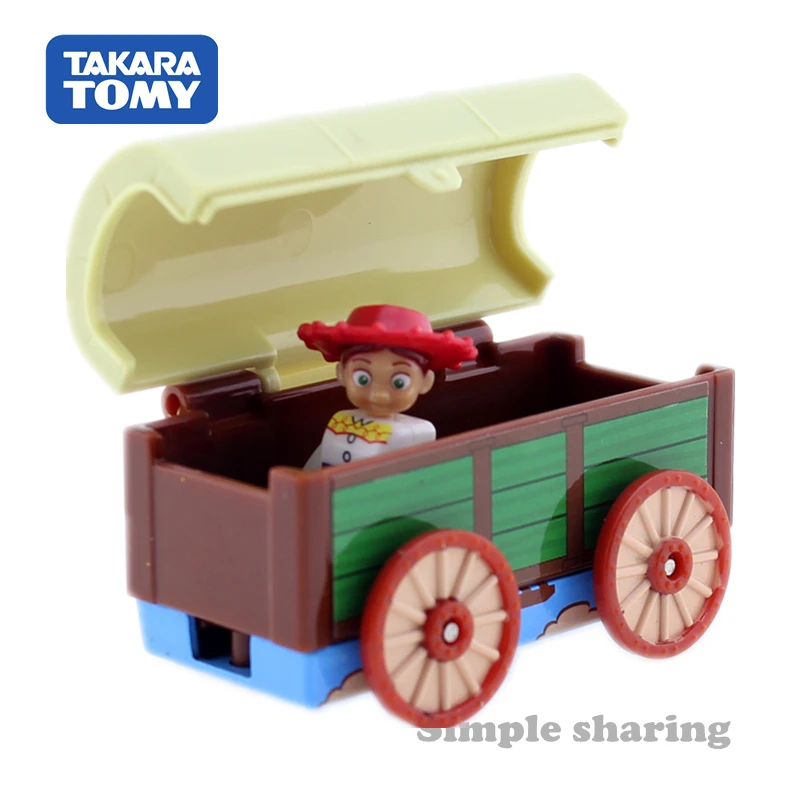 Takara Tomy Tomica Disney История игрушек 04 Джесси и карет американская девушка модель