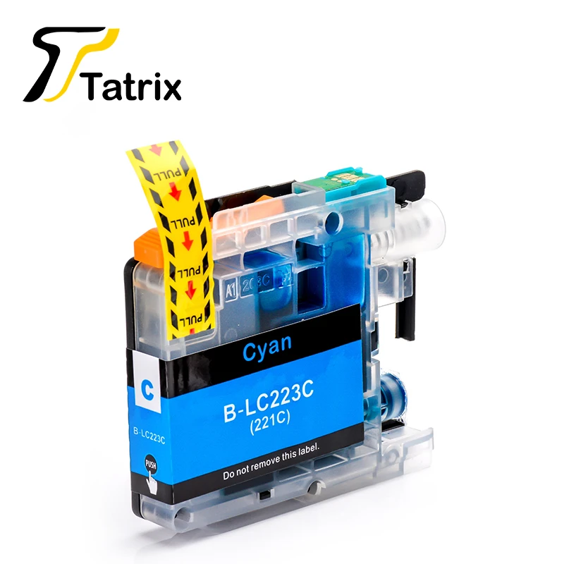 Чернильный картридж Tatrix LC221 LC223 для струйных принтеров совместимый с цветами Brother