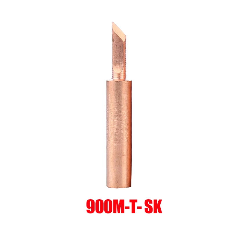 6 шт./лот паяльник из чистой меди 900M-T Бессвинцовая сварочная головка для паяльной станции набор инструментов для ремонта