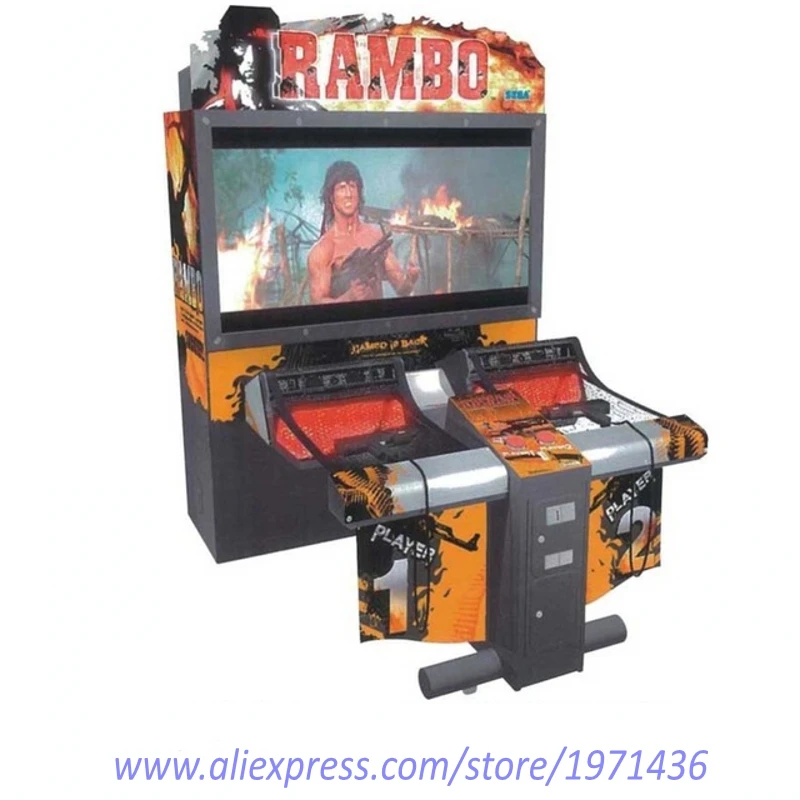 Крытый Монетный симулятор игры Рэмбо пистолет стрельба аркадная игра