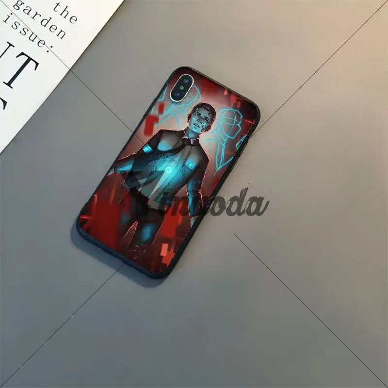Детройт стать человеком RK800 Коннор Новинка чехол для телефона Fundas чехол для Apple iPhone 8 7 6 6S Plus X XS MAX 5 5S SE XR чехол