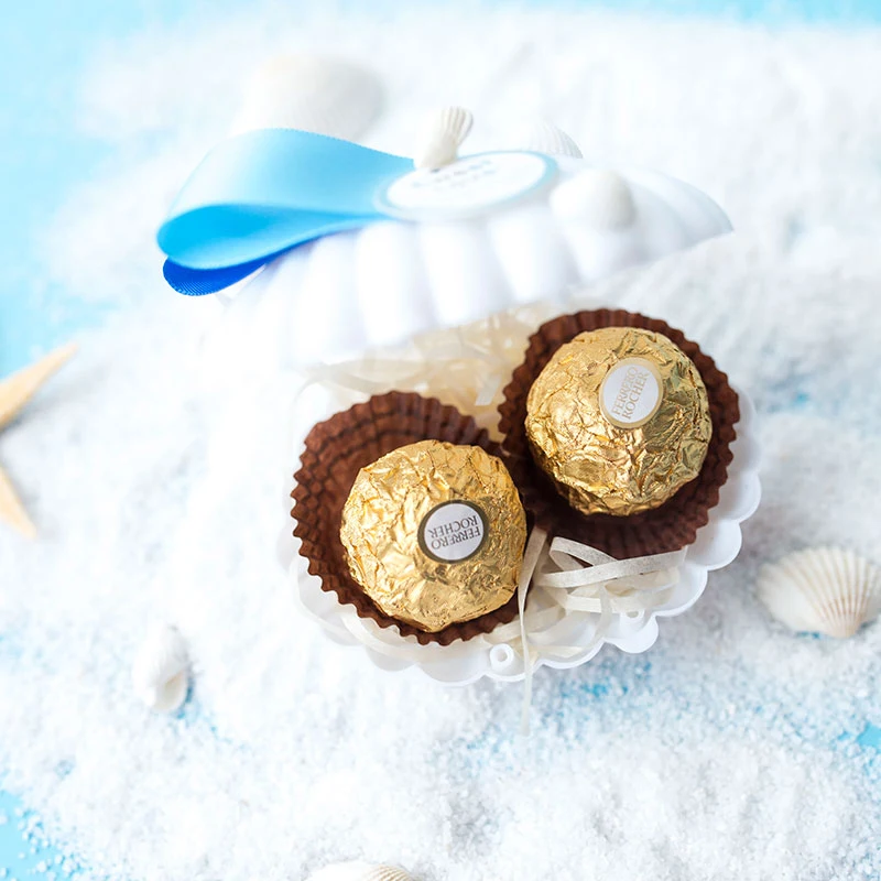 20 шт. пластиковые коробки для конфет с искусственным жемчугом|Подарочные сумки и