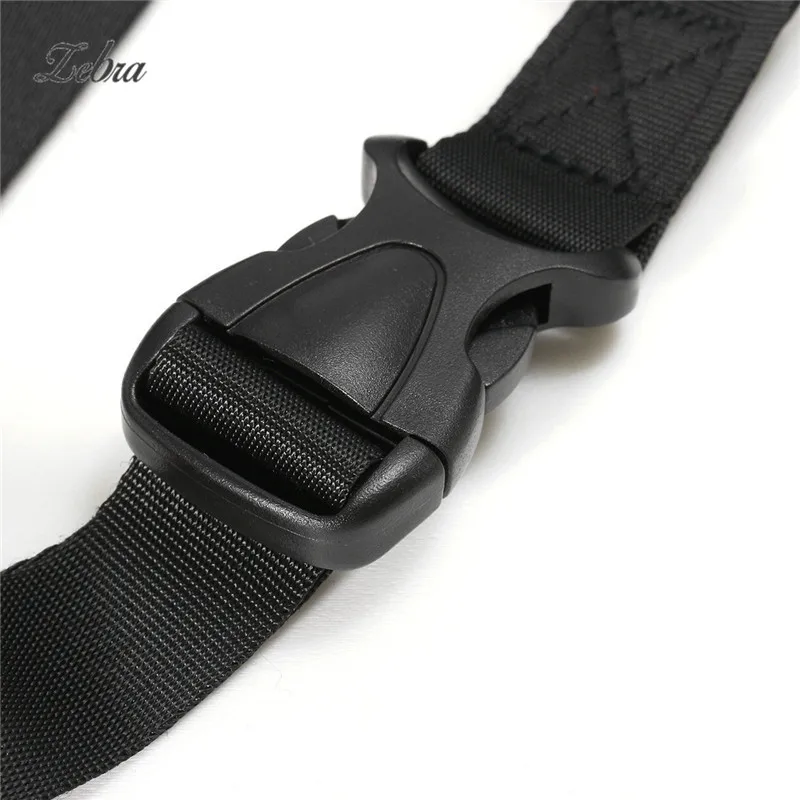 Зебра портативный черный нейлон Регулируемый Тенор Баритон саксофон альт ремень
