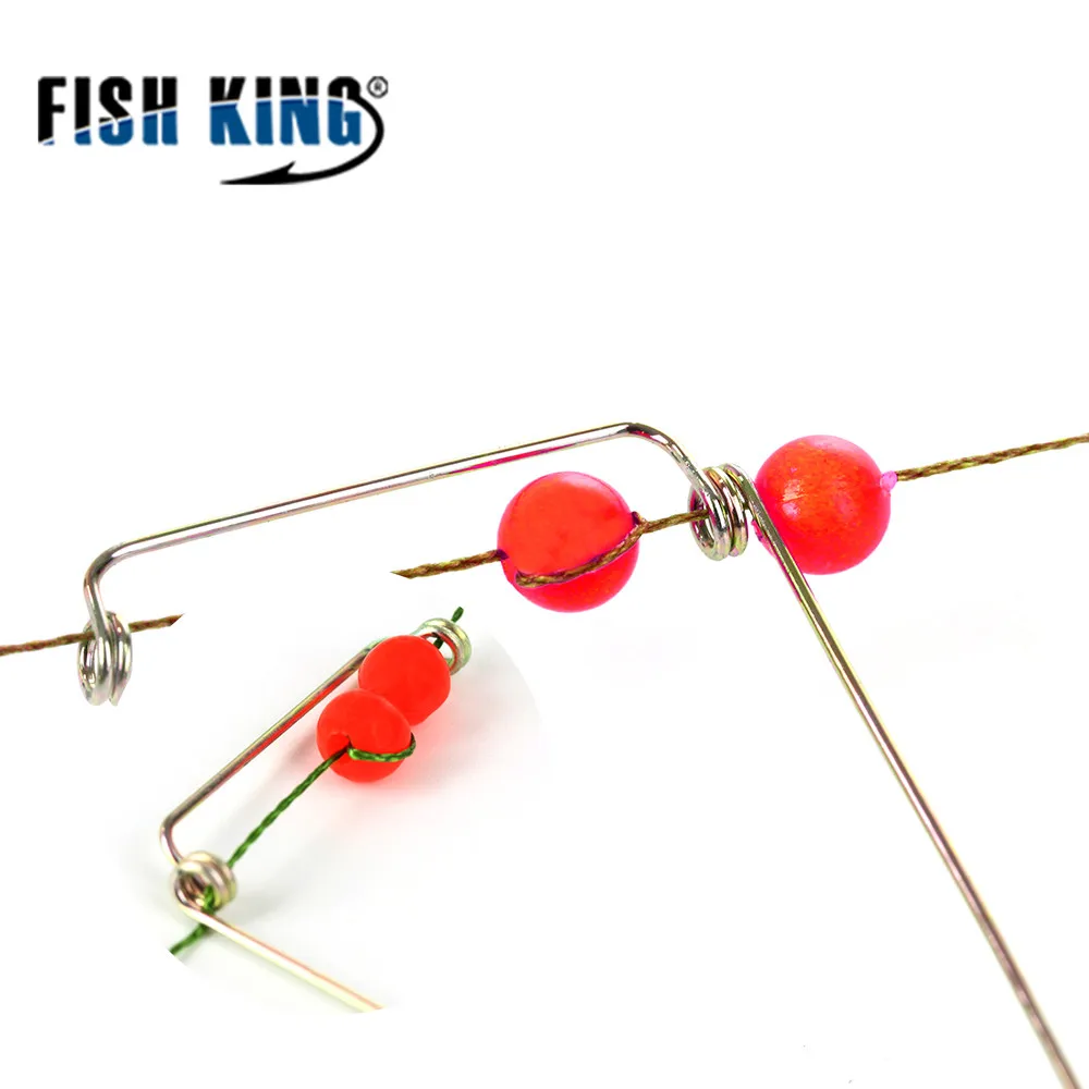 FISH KING 1 шт. два крючка 20 г-80 г карповая ловушка корзина фидер держатель приманка клетка рыболовные аксессуары с разъемом для кормушки карпа