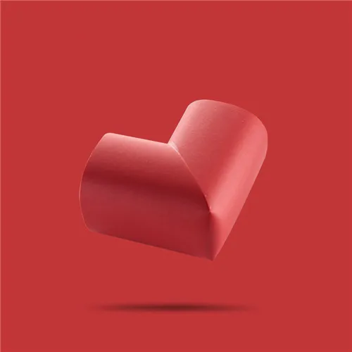 Red 10 шт./лот, защита от детей, силиконовый стол, угловая крышка, защита для детей, защита для детей - Цвет: Red