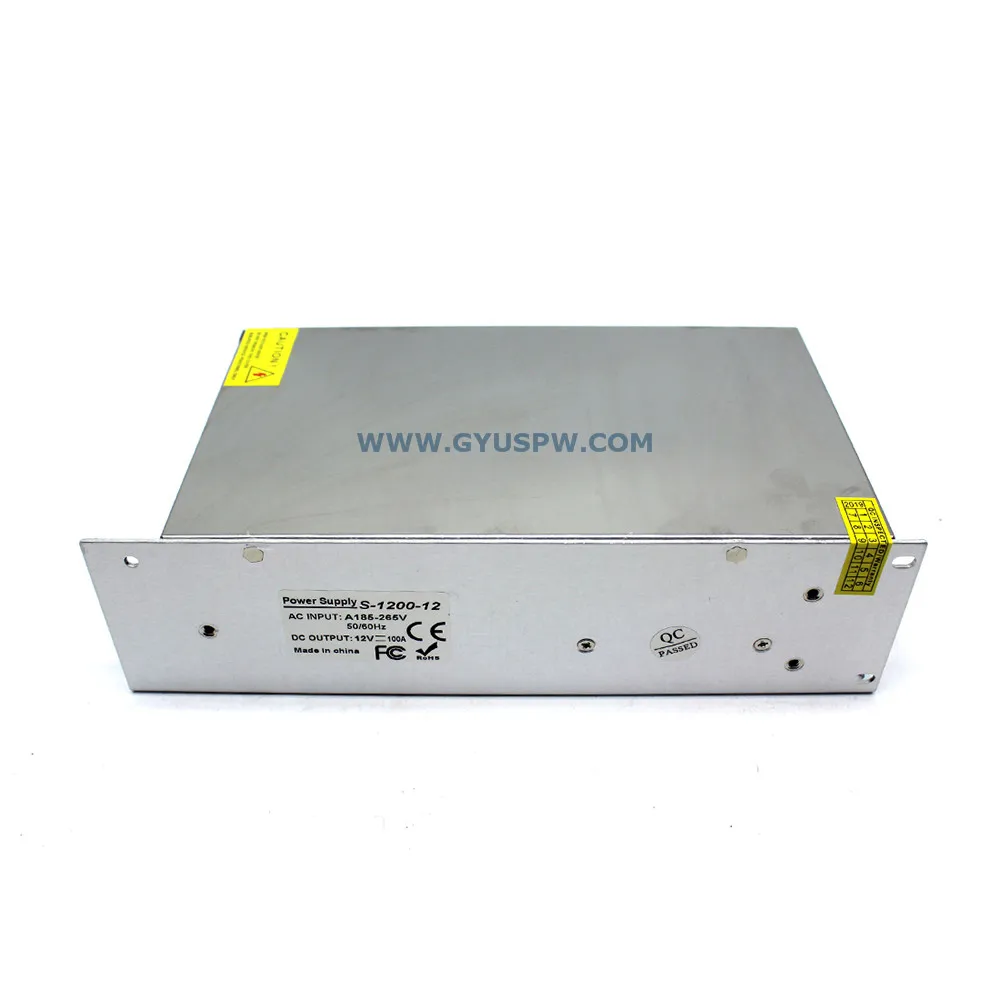 AC DC 12V 100A 1200W одиночный выход импульсный источник питания для камеры