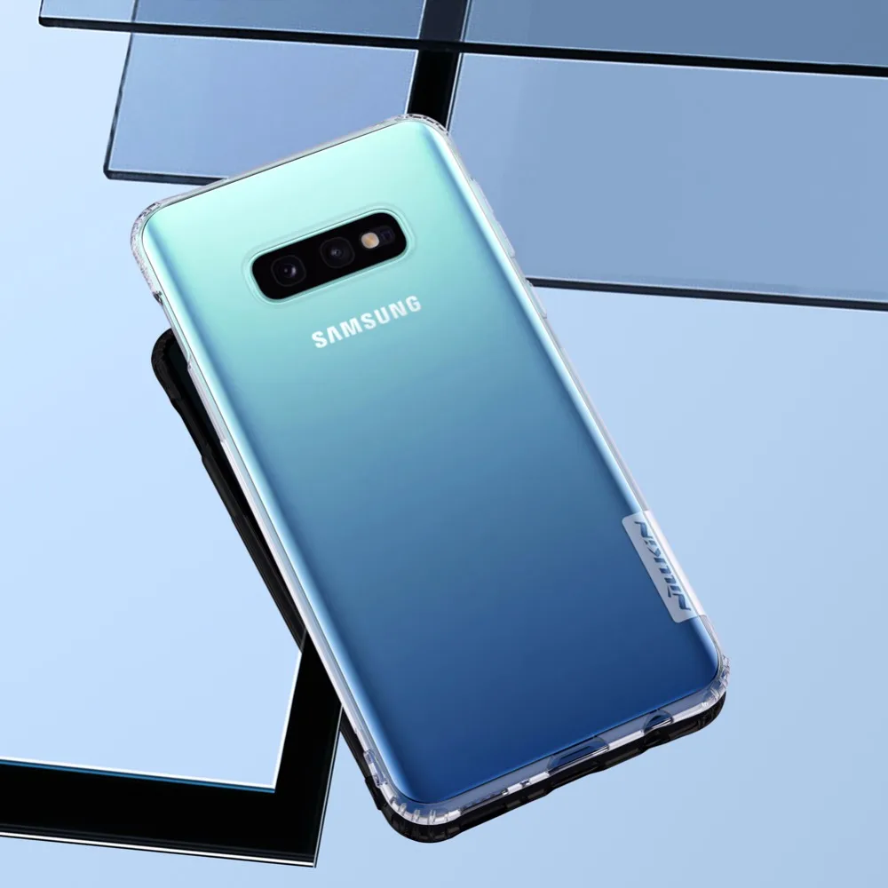 Чехол для samsung Galaxy S10e, Nillkin, натуральный, мягкий, TPU, прозрачный, противоударный, задняя крышка для samsung S10e
