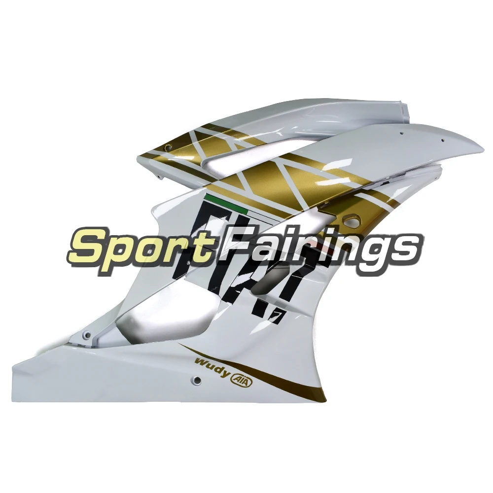 New YZF-R6 06 07 Full Fairing Kit For Yamaha YZF600 R6 2006 2007 ABS Plastic Motorcycle Fairings Gloss White Gold Bodywork Hull |