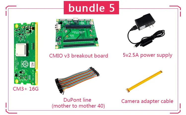Raspberry Pi компьютерный модуль 3+ LITE/8G/16G/32G CMIO плата V3 CM3+ комплект платы