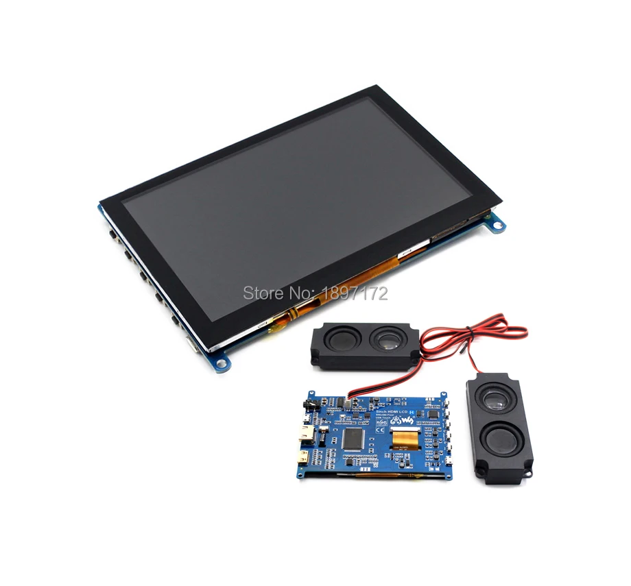 Raspberry Pi 5 дюймовый ЖК USB емкостный сенсорный экран HDMI VGA дисплей для компьютера