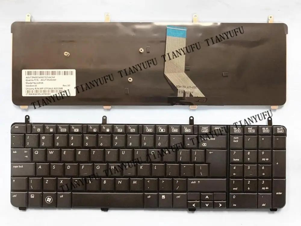 Новая клавиатура US DV7 для ноутбука HP PAVILION 2000 2100 2200 3000 3100 протестирована на