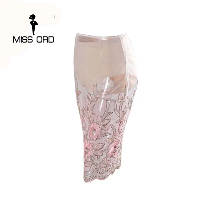 Юбка на молнии с вышивкой FT4348 2020 | Женская одежда