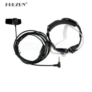 Гибкий горловой микрофон, скрытая Акустическая трубка, наушники для Yaesu Vertex VX-3R 5R FT50R 60R 210A, двухстороннее радио
