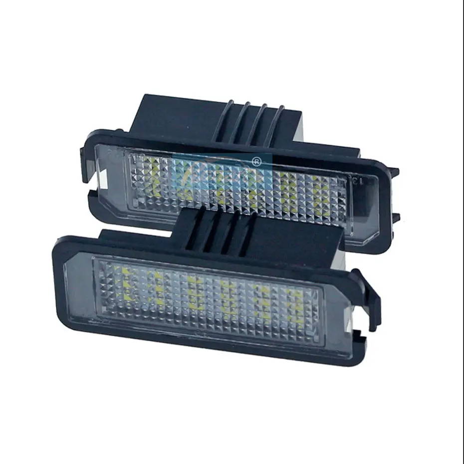 18SMD светодиодный Подсветка регистрационного номера для Volkswagen GOLF4/GOLF5/GOLF6/GOLF7/Lupo/Scirocco/Polo Passat B7», «Жук», «для Skoda OCTAVIA III& сиденье