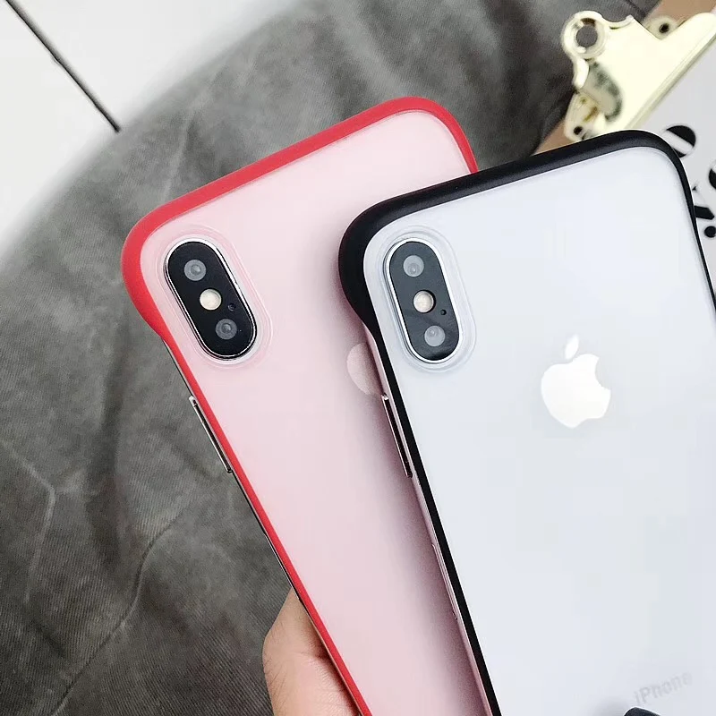 Borderless голая металлическая Сенсорное кольцо мобильного телефона чехол для iPhone 7 8 6