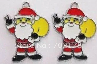 50 шт. санта клаус повесить привесной шарм Fit сделай сам телефон полоски|phone charm