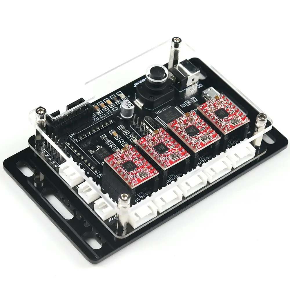 EleksMaker EleksIVAxis XYZA 4 оси шаговые двигатели Драйвер управление ler плата панель
