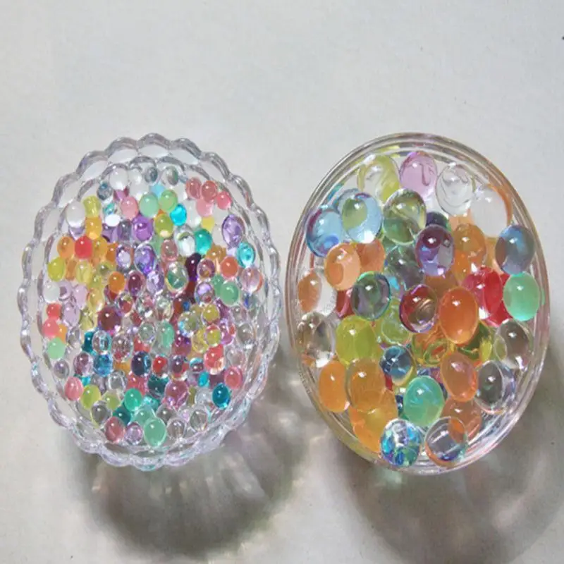 1000 шт. водяное растение прозрачные шарики для выращивания воды гелевые