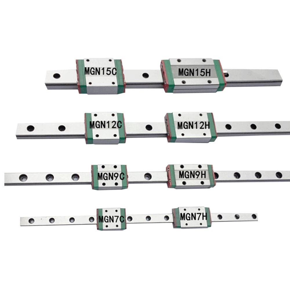 1 шт. линейная направляющая мини MGN7 9 12 15 блок MR7 MR9 MR12 MR15 + H или C каретка 3d принтер