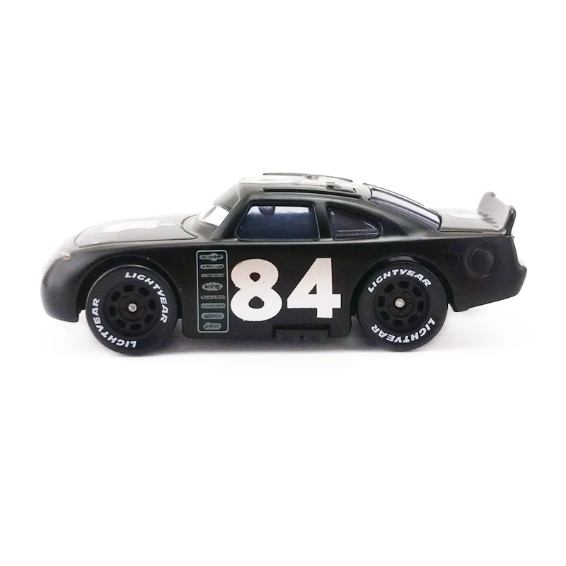 Disney Pixar тачки No.84 черный Icar металлическая литая Игрушечная машина 1:55 свободная