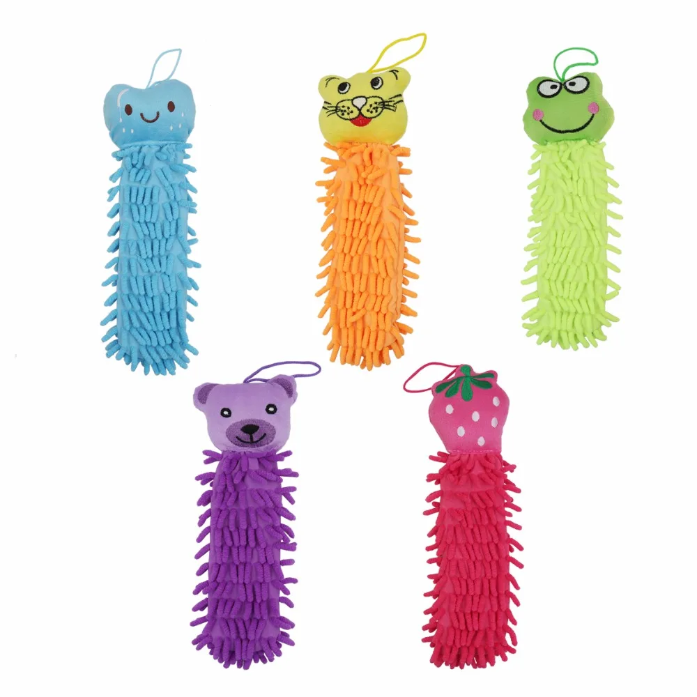 Кухонные подвесные полотенца 30 см синельные для ручного протирания лица Детские