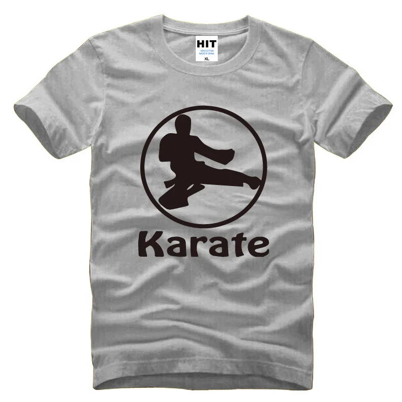 Каратэ группового обучения новейшие мужские повседневных футболок с коротким