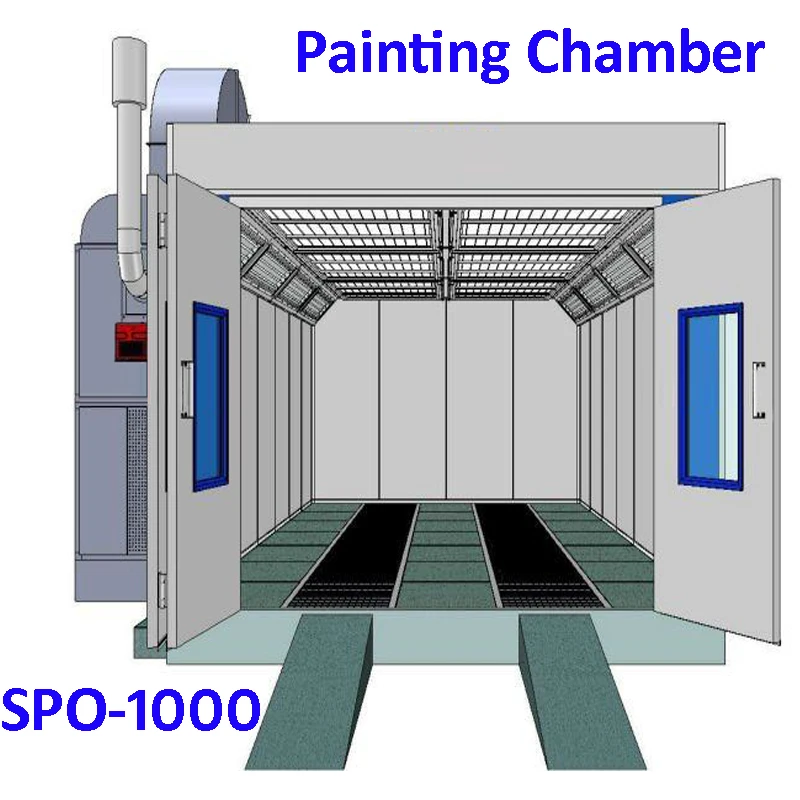 SPO 1000 Автомобильная камера для покраски и покраски|automotive paint|booth |