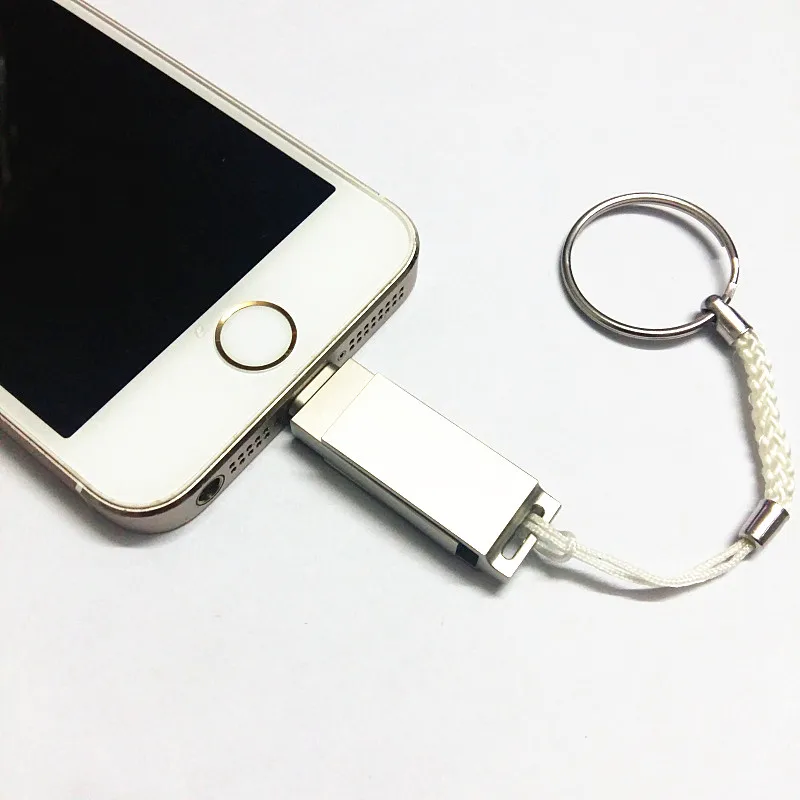 Для iPhone OTG USB флеш накопители 32 Гб 16 64 Расширение емкости для iPhone5/5S/5c/6/6 s/6 plus ipadAir/Air2