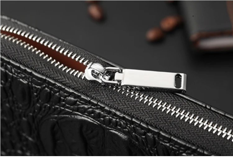 Кожи женщин бумажники натуральной кожи клатч кошельки крокодиловую аллигатор с