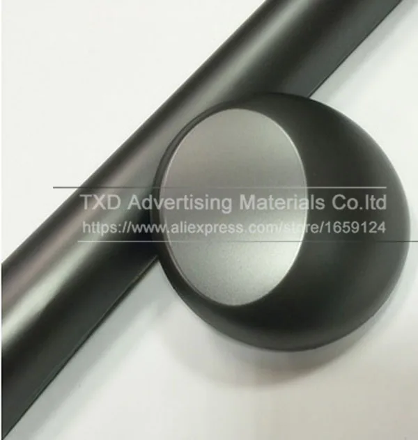 Металлическая хромированная матовая серая виниловая пленка черная