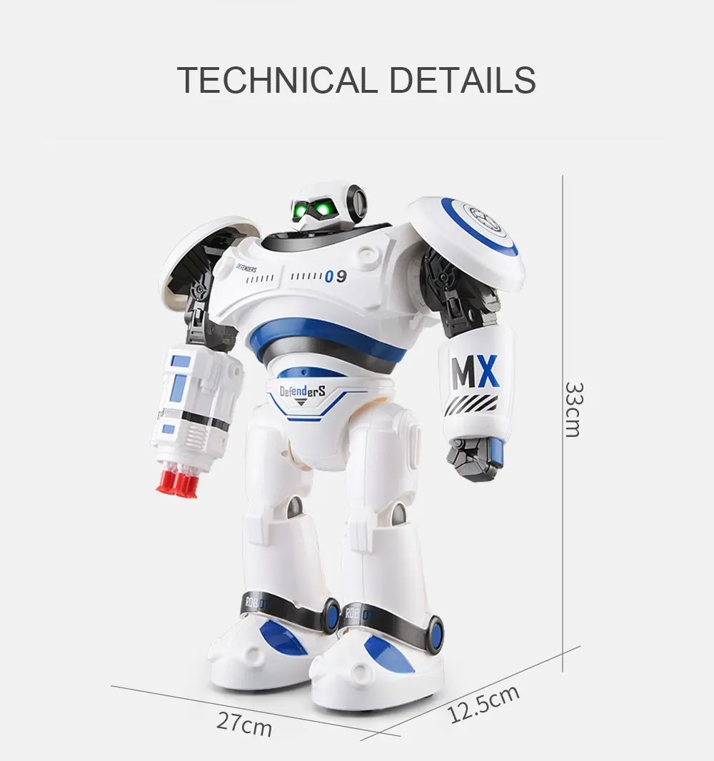 JJR/C JJRC R1 RC робот AD полицейские файлы программируемый боевой защитник Интеллектуальный RC робот пульт дистанционного управления игрушка для детей