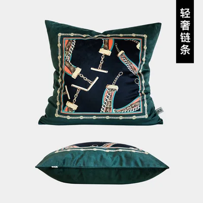 1 Диванные подушки с рисунком животных, наволочка Зебра Decorativos, рекомендуемый Европейский Стиль, роскошный Ретро бархатная наволочка - Цвет: 1