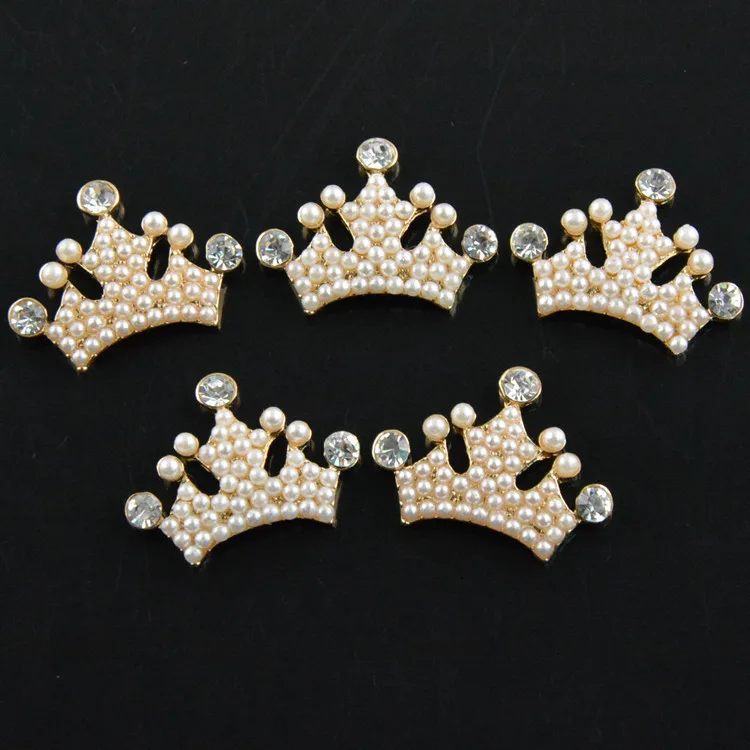Новое поступление 10 шт./лот жемчужная корона для принцессы сплав стразы