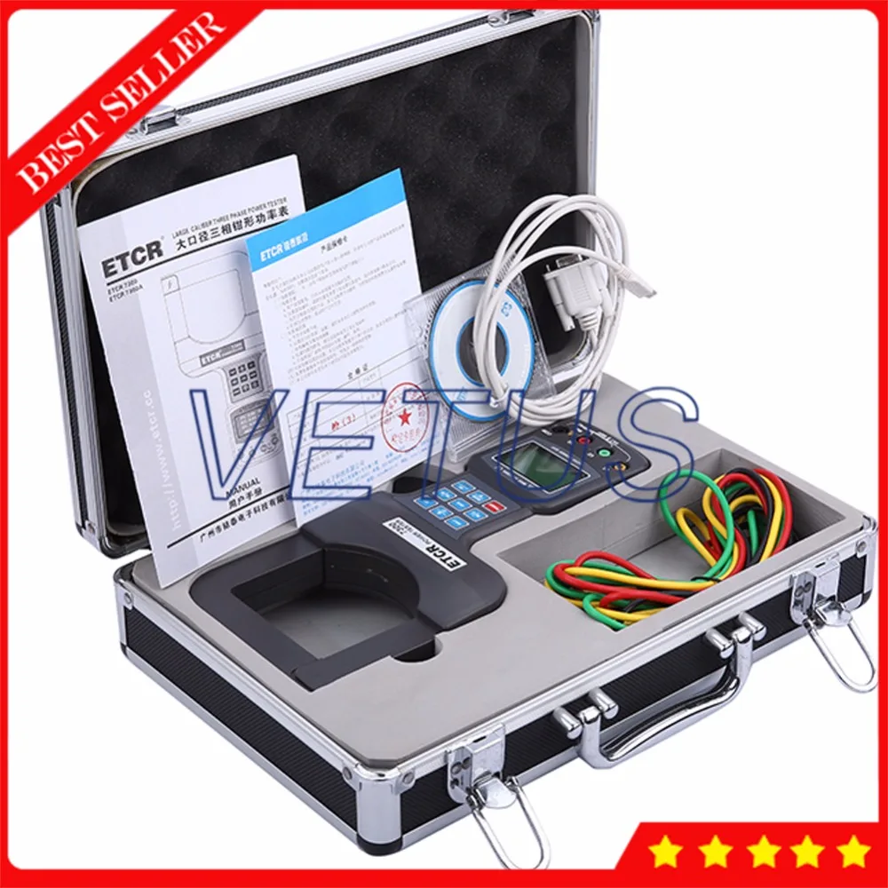 ETCR7300A Large Caliber 0-1200KW single phase digital power meter analyzer with RS232 Interface | Инструменты