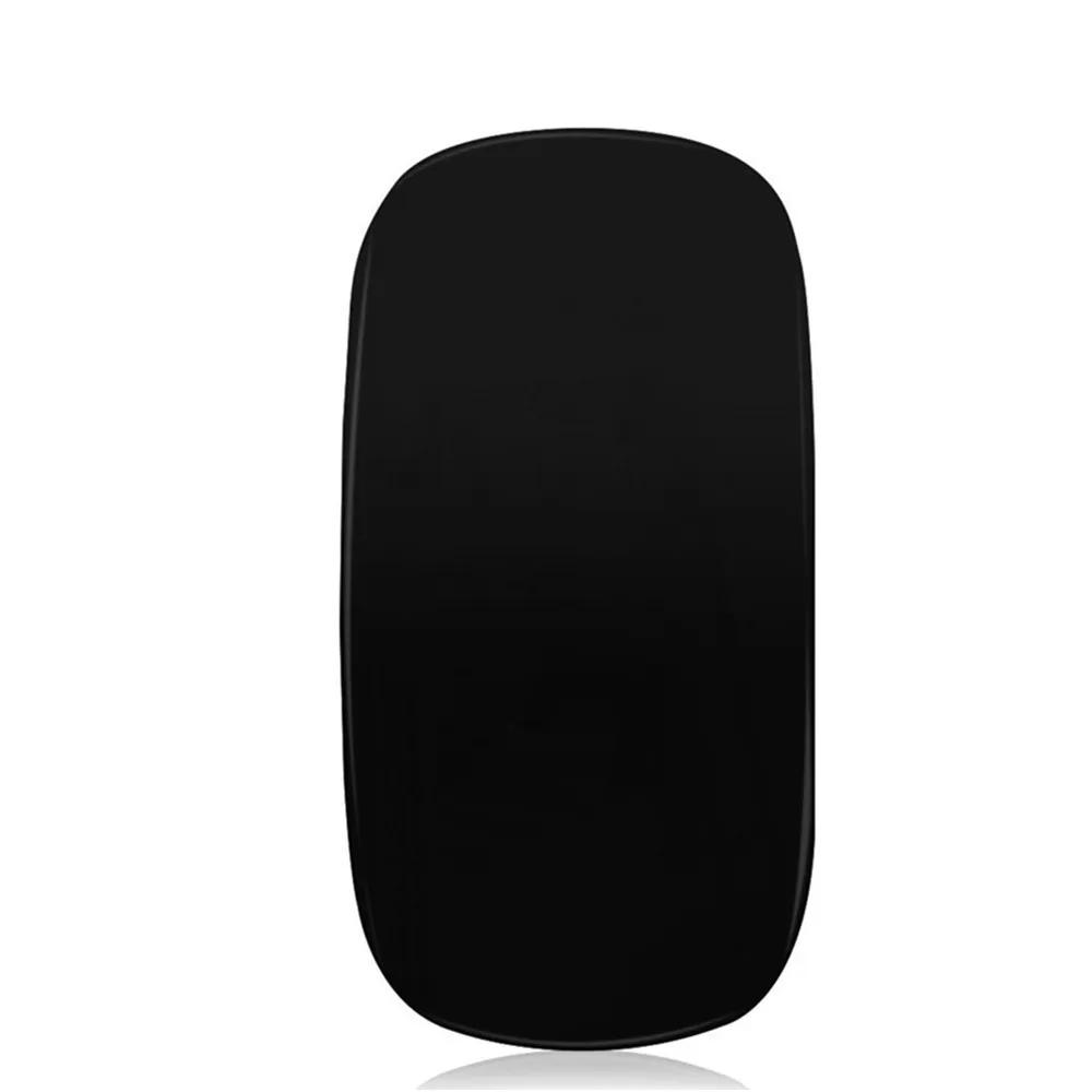 black wireless mouse Тонкая Бесшумная сенсорная USB Беспроводная мышь для Mac, Apple, ноутбука, ПК, microsoft Windows, компьютерные мыши, 1200 dpi, 2,4G, эргономичная Волшебная мышь - Цвет: black wireless mouse
