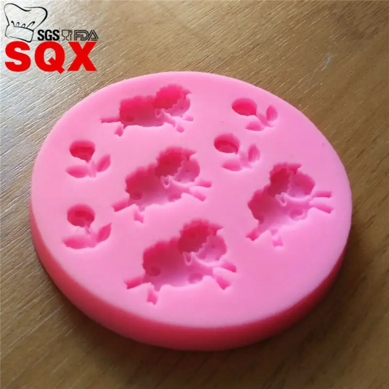 Горячая продажа силиконовые инструменты для выпечки тортов формы 4 маленькие