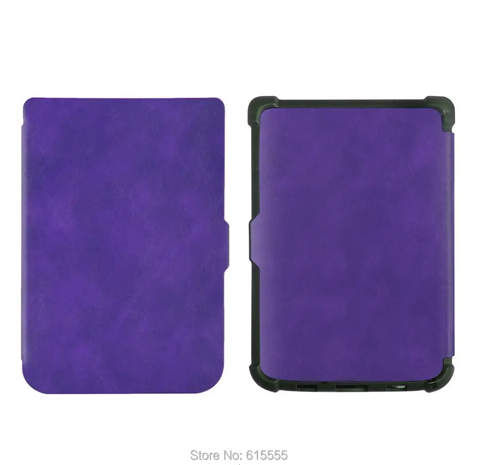 Gligle чехол из тонкой кожи чехол для электронной книги PocketBook Touch Lux 4 627 HD 3 632 Basic 2 616 читалка термополиуретановая оболочка 300 шт./лот
