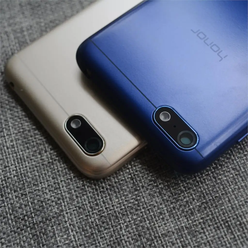 5,4" для huawei Honor 7A задняя крышка батарейного отсека задняя стеклянная крышка Корпус чехол с задней камерой стеклянная линза Россия