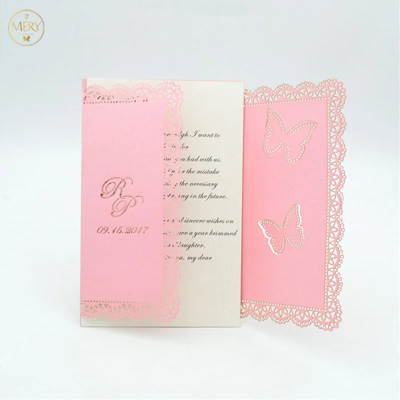 Слоновая кость свадебные пригласительные открытки лазерная резка украшения