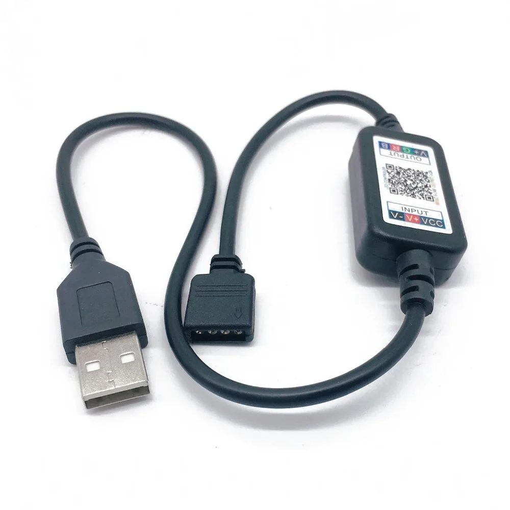 DC 5V 24V Bluetooth светодиодный светильник контроллер мини Беспроводной диммер 3 канала