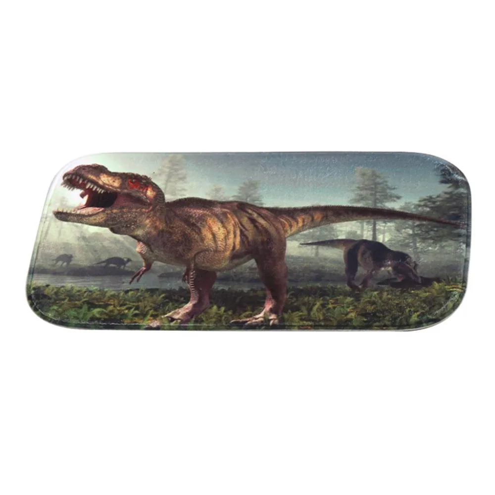 Напольные ковры с рисунком динозавра Рекс Коралловый флисовый коврик